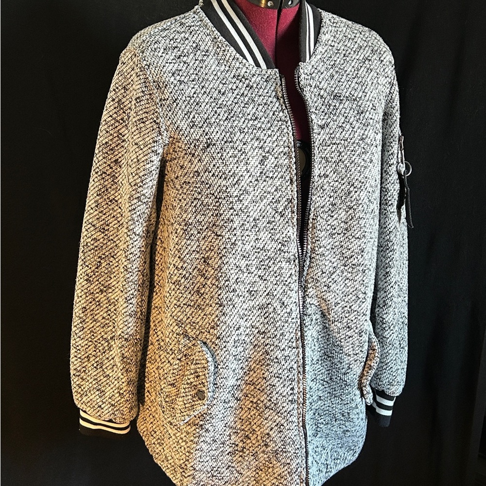 Madden B&W Zip-Up Jacket with Hood